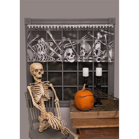 Back2Basics 60 x 20 in. Rest in Pieces 4-Way Valance BA2585567